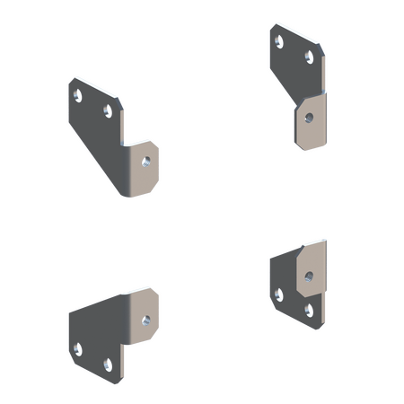 Mounting Plate Fixing Brackets M Type Set of 4 Eltech