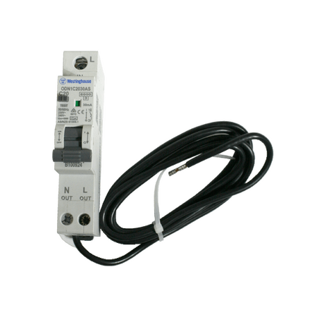 RCBO 20A 30mA 1P C Curve 6kA Chassis Mount Eltech