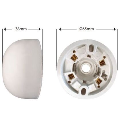 Ceiling Rose Hyena Black Trader