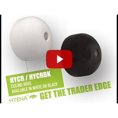 Ceiling Rose Hyena Black Trader