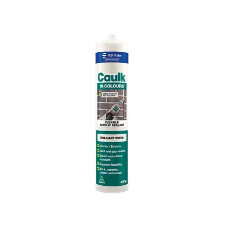 CIC Caulk In Colours Gap Sealant 450g White H.B. Fuller