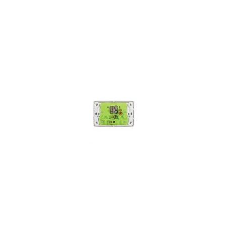 Power Point 2 Gang 10A 250V Extra Switch Cougar White Trader