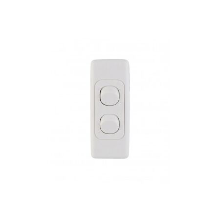 Switch Horizontal 4 Gang 10AX 16A 250V Cougar Black Trader
