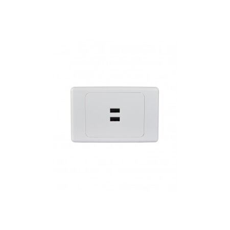 Power Point 1 Gang 10A 250V Extra Switch Cougar White Trader