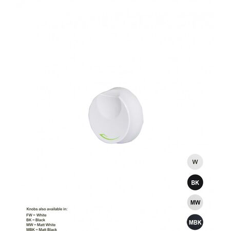 Dimmer Knob to Suit DIMR Dimpala Matt Black Trader