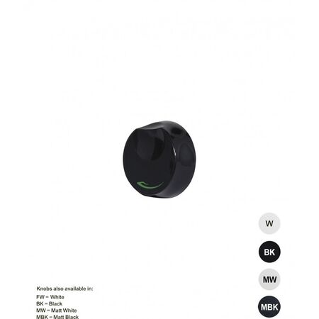 Dimmer Knob to Suit DIMR Dimpala Matt Black Trader