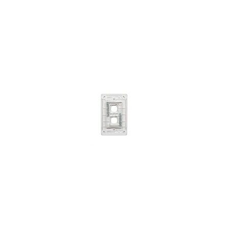 Switch Vertical 2 Gang Grid & Cover Leopard Black Trader