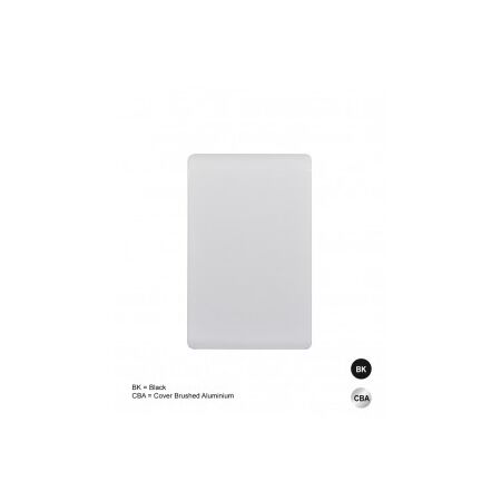 Switch Vertical 2 Gang Grid & Cover Leopard Black Trader