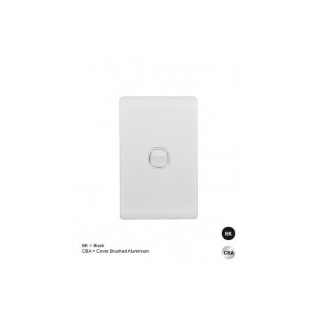 Switch Architrave 2 Gang 16AX 20A 250V Leopard Black Trader