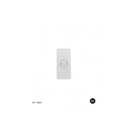 Switch Architrave 2 Gang 16AX 20A 250V Leopard Black Trader