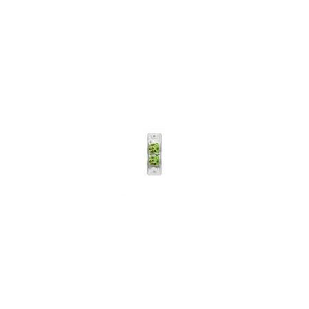 Switch Architrave 2 Gang 16AX 20A 250V Leopard Black Trader