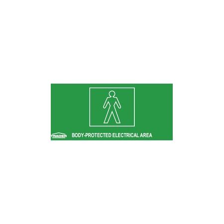 Cardiac Protected Area Sign Trader