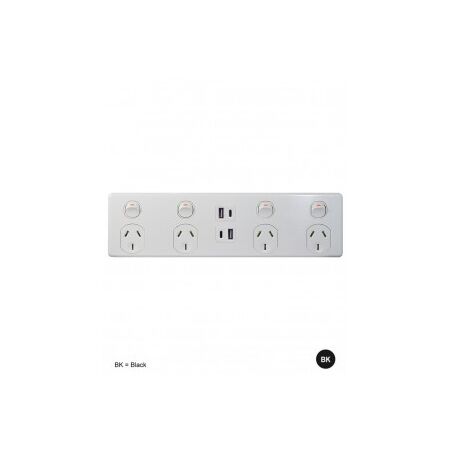 Power Point 2 Gang 10A Extra Switch Less Mech Puma Trader