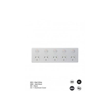 Power Point 1 Gang 10A 250V Extra Switch Puma White Trader