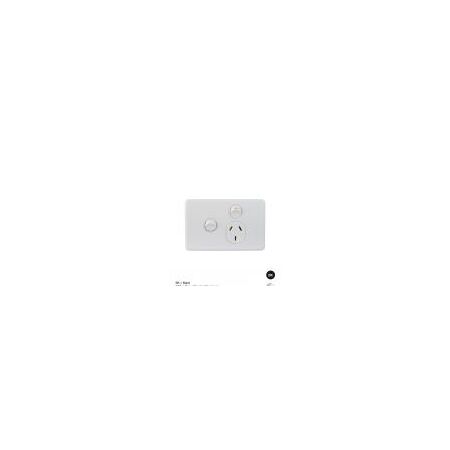 Power Point 1 Gang 10A 250V Extra Switch Puma White Trader