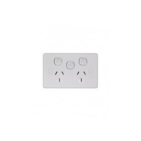 Power Point 2 Gang USB A+C Vandal Proof Puma Black Trader