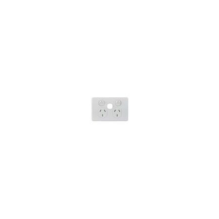 Power Point 2 Gang 10A Extra Switch Less Mech Puma Trader