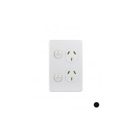 Power Point 1 Gang 10A 250V Extra Switch Puma White Trader