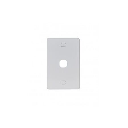 Switch Plate 3 Gang Vandal Proof Puma White Trader