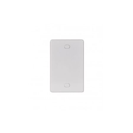 Switch Plate 3 Gang Vandal Proof Puma White Trader