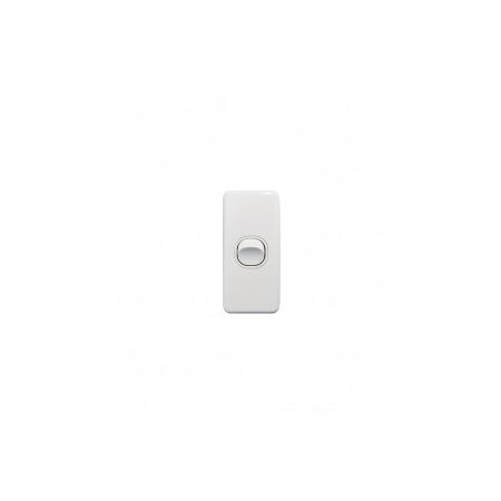 Switch Vertical 2 Gang 10AX 250V IP66 Puma White Trader