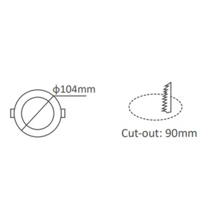 10W SMD LED 4 COLORS BK