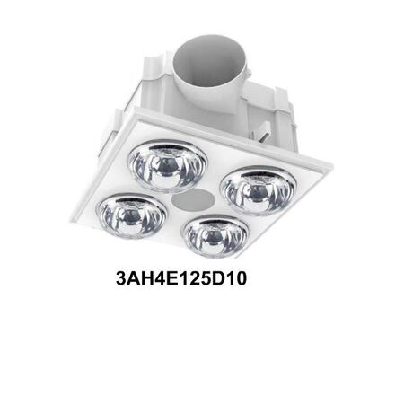Four heat bathroom heater WITH 10W DOWNLIGHT 4000K