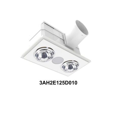 Two heat bathroom heater WITH 10W DOWNLIGHT 4000K