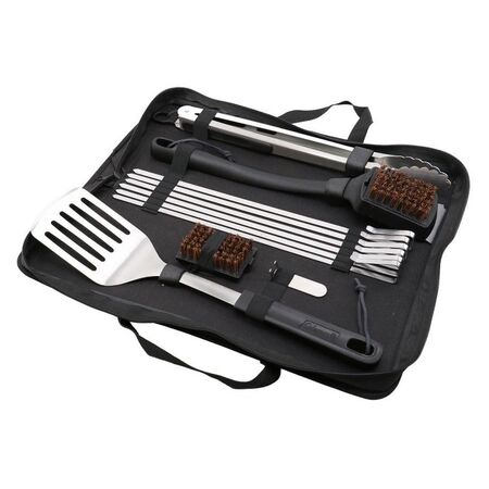 11 Piece BBQ Tool Set With Case Coleman