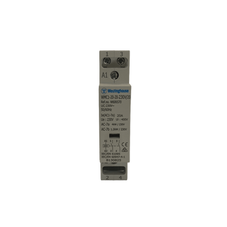 Modular Contactor 18mm 20A 230VAC 2NO Eltech