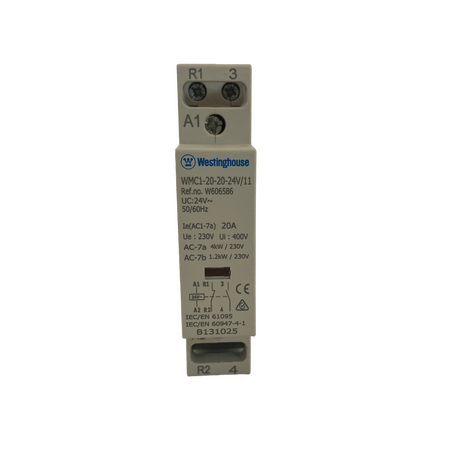 Modular Contactor 18mm 20A 24VAC 1NO+1NC Eltech
