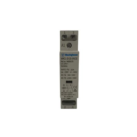 Modular Contactor 18mm 20A 24VAC 2NO Eltech