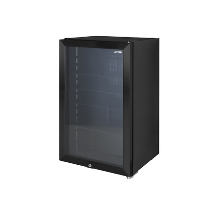 98L Beverage Cooler Black Heller