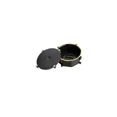 Manifold Box 100x40mm Nylon Max M32 Entry Black Yellow Adaptaflex