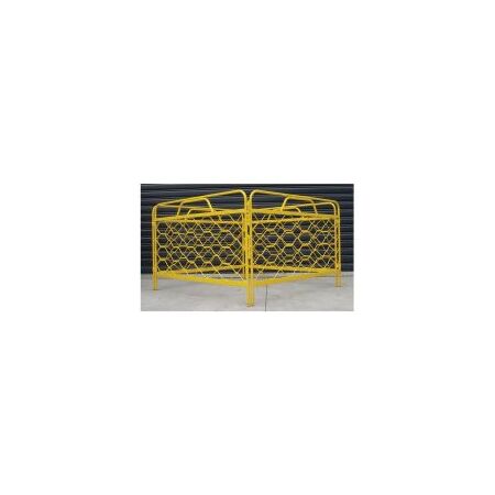 Manhole Barrier Set No Roof Yellow MSS Power