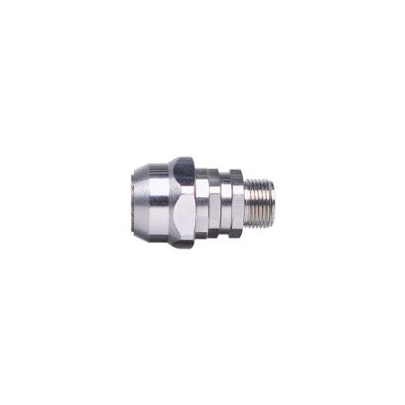 EMI Straight Swivel Fitting 42mm M40 Nickel Brass Adaptaflex
