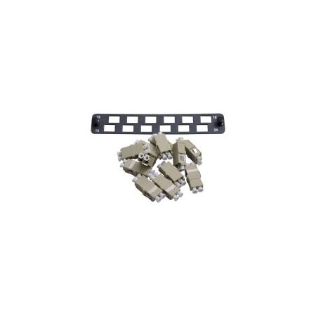 24F Flat Fibre Panel Kit LC Duplex OM1 Ports 13-24 MSS Data