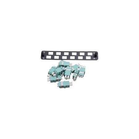 24F Flat Fibre Panel Kit LC Duplex OM3 Ports 13-24 MSS Data