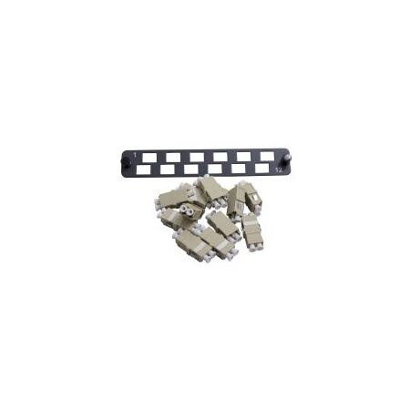 24F Flat Fibre Panel Kit LC Duplex OM1 Ports 1-12 MSS Data