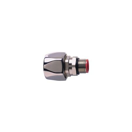 EMI Braided Straight Swivel 16mm M16 Nickel Brass Adaptaflex