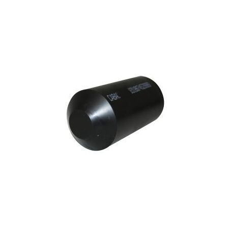 Heat Shrink End Cap 55-23mm 140mm Long Black Cabac