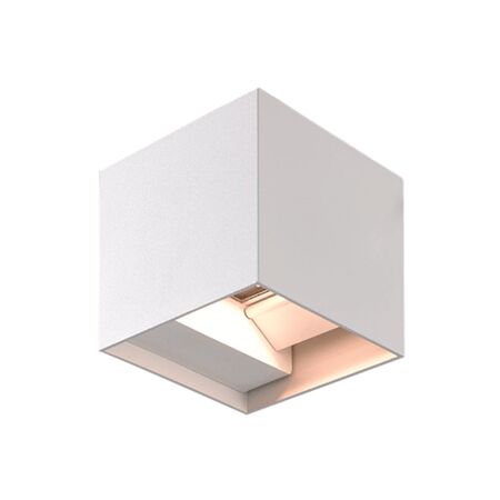 SQR U/DOWN WALL LIGHT WH