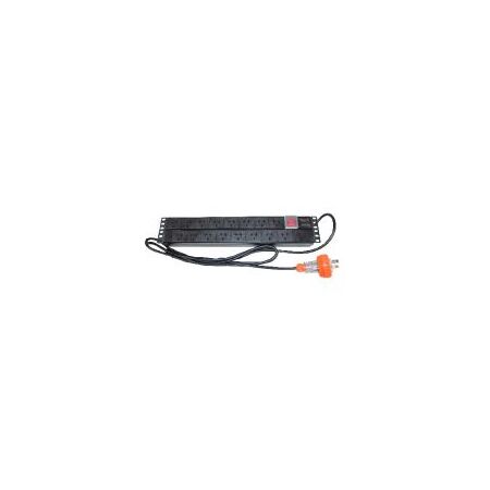 Rack PDU 16 Way AU 10A Horizontal 2RU Switched 3m Lead Redback