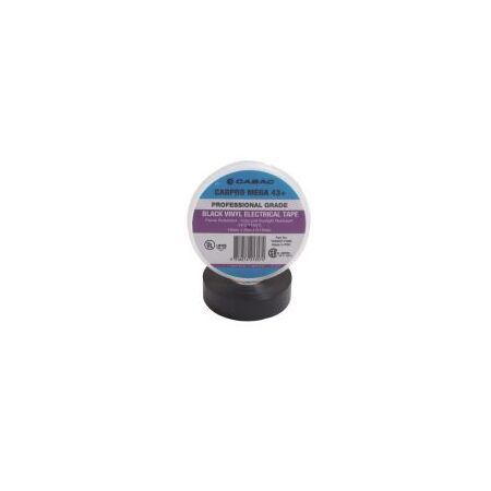 Vinyl Electrical Insulation Tape 19mmx20m 600V Black Cabac