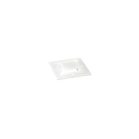 Cable Tie Mount 50mm Self Adhesive Natural Pack of 500 Ty-Rap