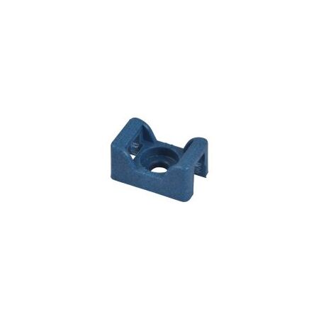 Detectable PP Screw Mount Base 17x11mm Blue Pack of 100 Ty-Rap