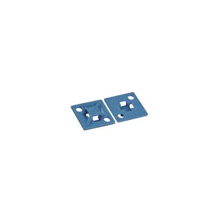 Detectable PP 4-Way Mount Base 19x19mm Blue Pack of 100 Ty-Rap