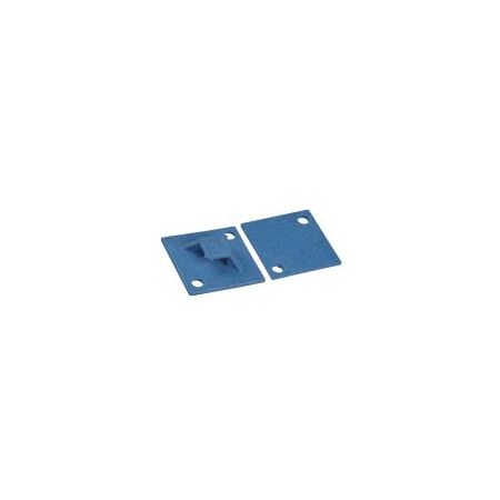Cable Tie Mount 29x29mm Detectable PP Blue Pack of 100 Ty-Rap
