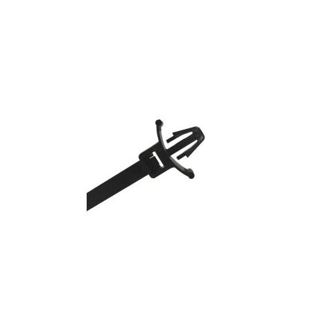 Cable Tie Push Mount 200x4.7mm UV Black Pack of 1000 Ty-Rap