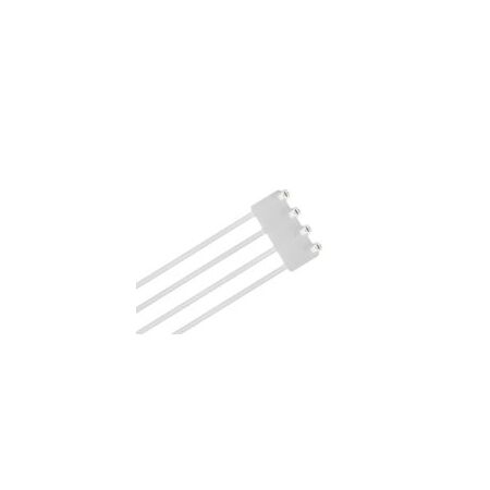Cable Tie ID Quad Strap 184x4.8mm Natural Pack of 250 Ty-Rap